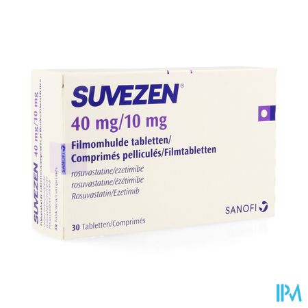 Suvezen 40mg/10mg Filmomh Tabl 30