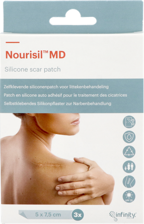 Nourisil Zelfkleven.silic.verband Littekenbehand.3 1