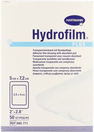 Hydrofilm Plus 5x7,2cm 50 P/s 1
