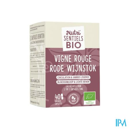 Nutrisentiels Vigne Rouge Bio Comp 40