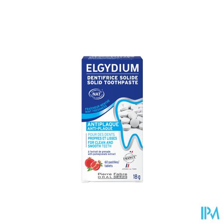 Elgydium Dentifrice Solide A/plaque Pastilles 60