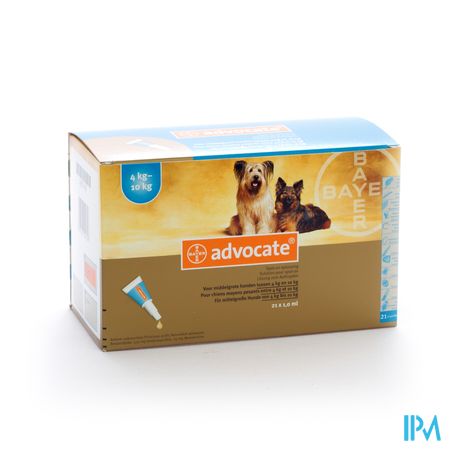 Advocate Spot On Middelgrote Hond >4-10kg Pipet 21