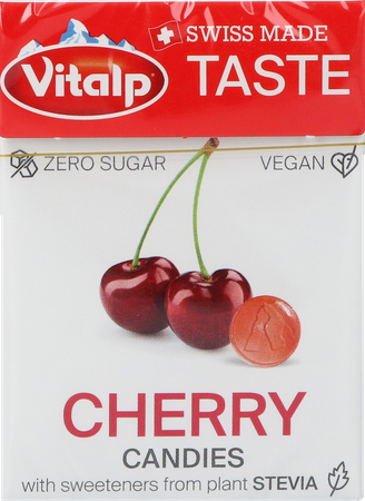 Vitalp Snoepje Kers Z/suiker Stevia 25g 1