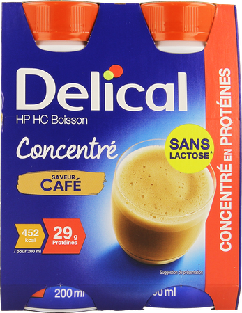 Delical Geconcentr. Koffie 4x200ml 1