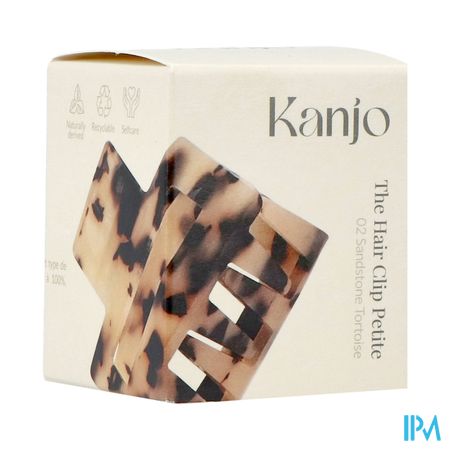 Kanjo The Hair Clip Petite 02 Sandstone Tortoise