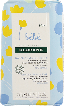Klorane Bb Zacht Overvet Zeep 250g 5