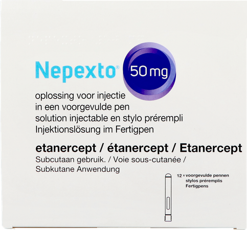 Nepexto 50mg Opl Inj Voorgevulde Pen 12 1