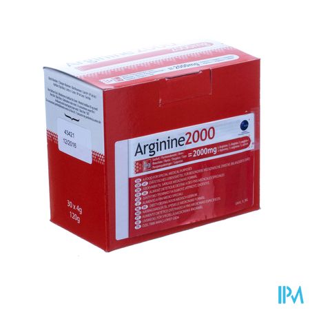 Arginine 2000 Pdr Zakje 30x4g