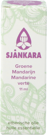 Sjankara Groene Mandarijn Ess. Olie Bio 11ml 1