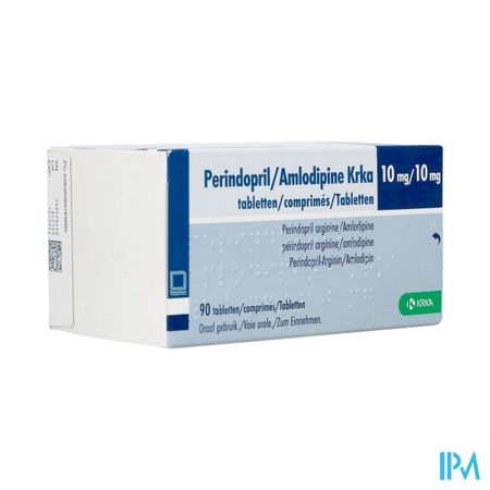 Perindopril/amlodipine Krka 10mg/10mg Comp 90