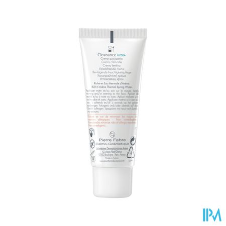 Avene Cleanance Hydra Creme Verzachtend 40ml 8