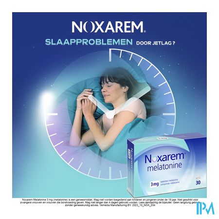 Noxarem Melatonine 3mg Comp 30 6