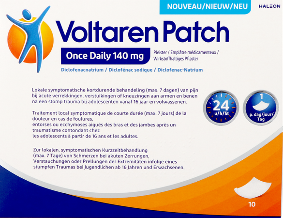 Voltaren Patch 140mg Once Daily Pleister 10 2