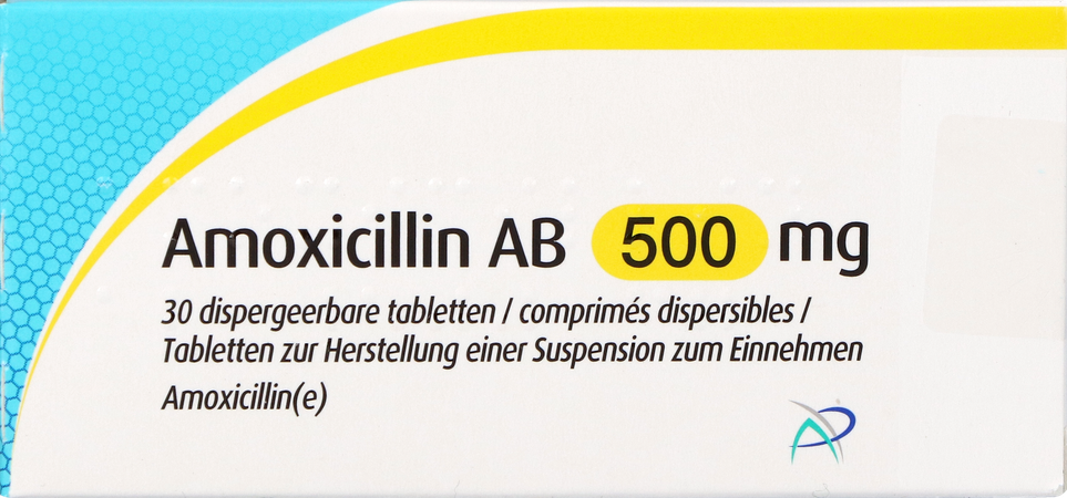Amoxicillin Ab 500mg Comp Disp. 30 X 500mg 1