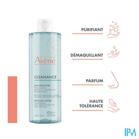 Avene Cleanance Pur Micellair Water 400ml 3