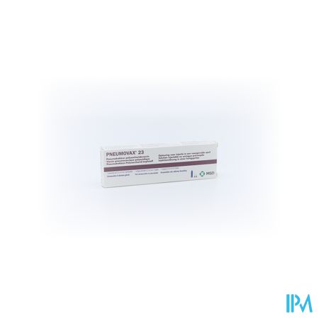 Pneumovax 23 Opl Inj Voorgevulde Spuit 1 X 0,5ml