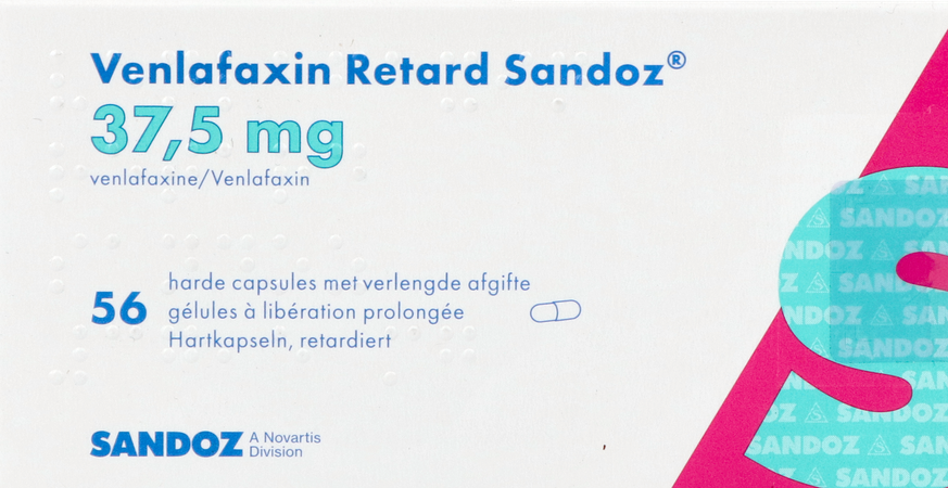 Venlafaxin Retard Sandoz 37,5mg Lib.prol. Caps 56 1