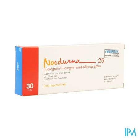 Nocdurna 25mcg Lyophilisaat Oraal Gebruik 30 X 1