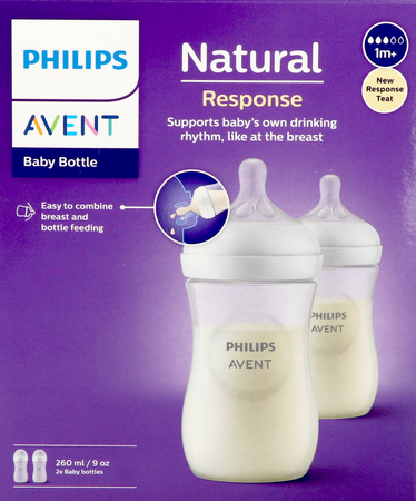Philips Avent Natural 3.0 Zuigfles Duo 2x260ml 4