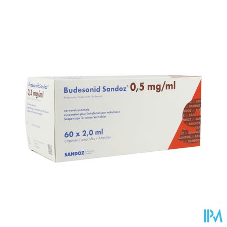 Budesonid Sandoz 0,5mg/ml Vernevelsusp Amp 60