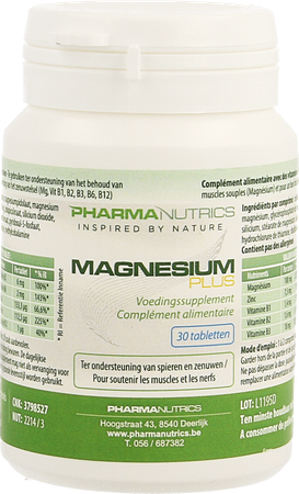 Magnesium Plus Comp 30 Pharmanutrics 7