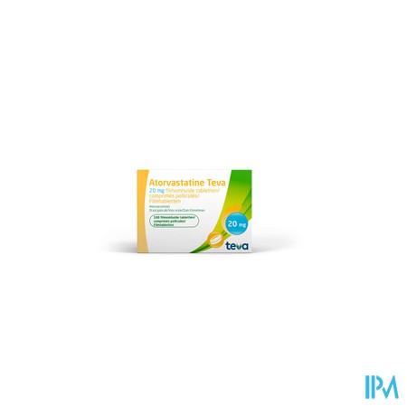 Atorvastatine Teva 20mg Comp Pell 100 Blister Nf