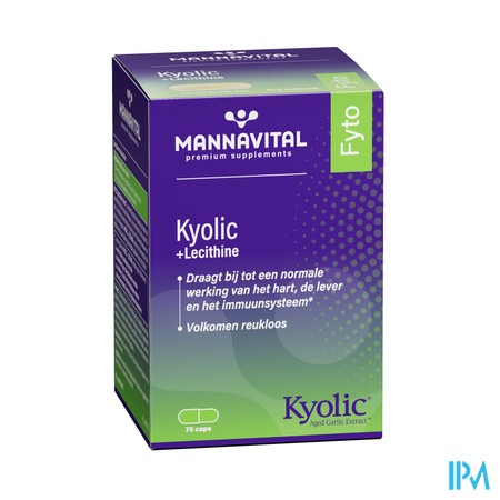 Mannavital Kyolic + Lecithine Caps 75
