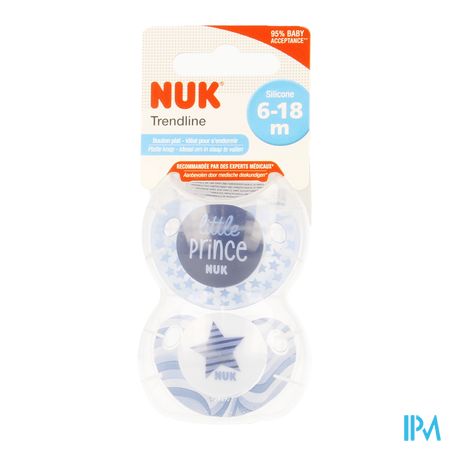 Nuk 2 Fopspenen Trendline Day Maat 2 Jongen 1