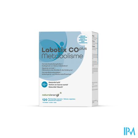 Natural Energy - Labotix Co Pl Metabolisme 120 Cap
