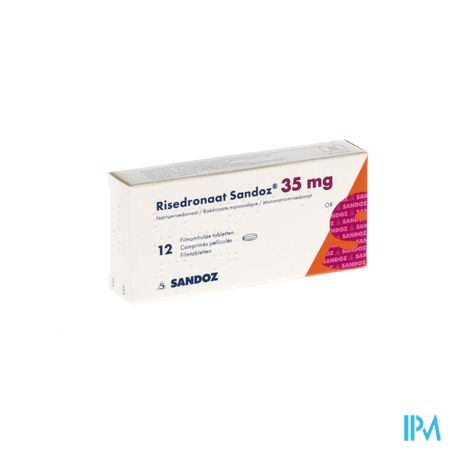 Risedronaat Sandoz 35mg Filmomh Tabl 12 X 35mg