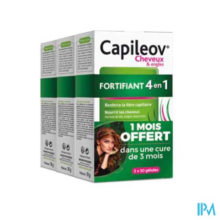 Capileov Fortifiant Tripack Caps 3x30