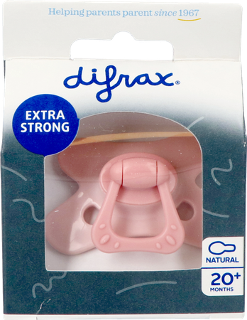 Difrax Sucette Natural 20m+ Spec.edition Pink Opal 1