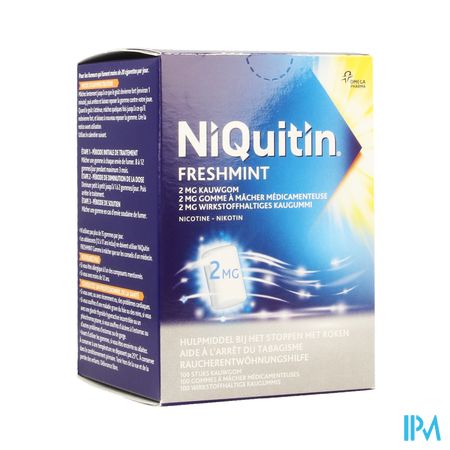 Niquitin 2,0mg Munt Kauwgom 100