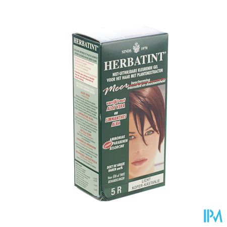 Herbatint Kastanjebruin Licht Koper 5r 150ml 2