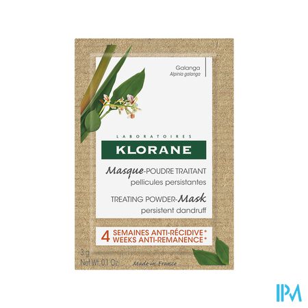 Klorane Capil. Masque Pdr Traitant Galanga 8x3g 3