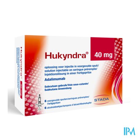 Hukyndra 40Mg/0,4Ml Voorgevulde Spuit  6