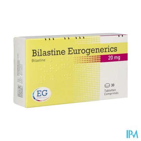 Bilastine Eurogenerics 20Mg Comp 30