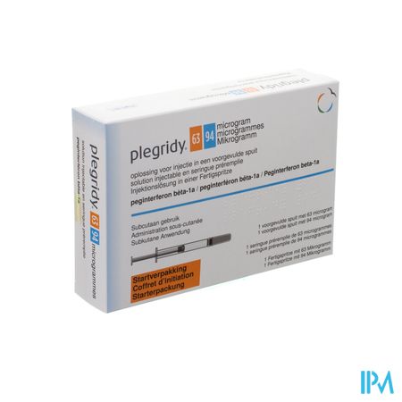 Plegridy 63mcg + 94mcg Opl Inj Voorgevulde Spuit 2