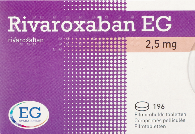 Rivaroxaban EG 2,5Mg Comp Pell 196 2