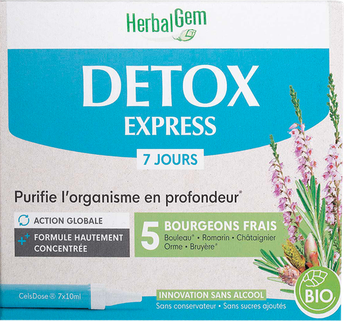 Herbalgem Detox Express Monodose 7x10ml 1