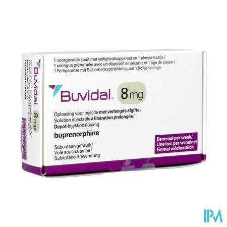 Buvidal 8mg Opl Inj Verl.afg. Voorg.sp 1x0,16ml