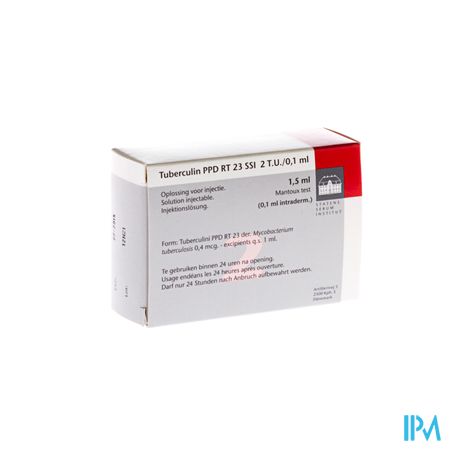 Tuberculine Ppd Rt23 Fio 2tu/0,1ml 1x1,5ml