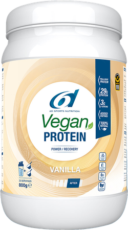 6d Vegan Protein Vanilla 800g 1
