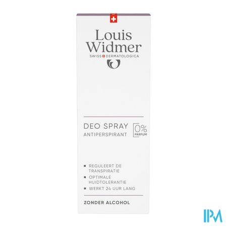 Widmer Body Deo Spray A/transpirant N/parf 75ml