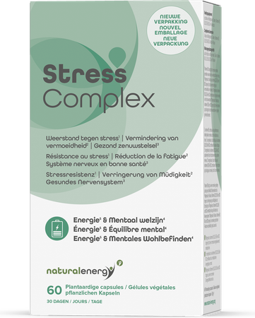 Natural Energy Stress Complex Caps 60 3