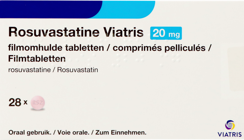 Rosuvastatine Viatris 20mg Comp Pell 28 2