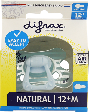Difrax Fopspeen Natural 12m+ 20