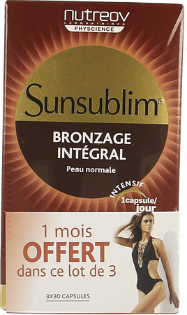 Sunsublim Integraal Bruinen Tripack Caps 3x30 3