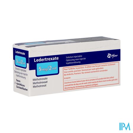 Ledertrexate 5mg/2ml Opl Inj Fl Inj 5