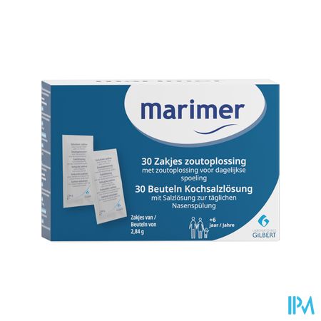 Marimer Zoutoplossing Dag.spoeling Zakje 30x2,84g